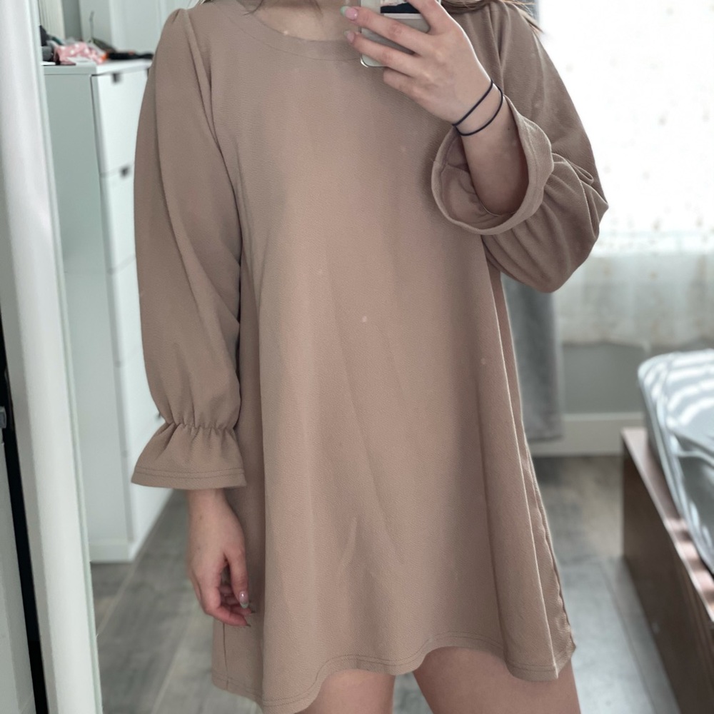 Cute beige dress